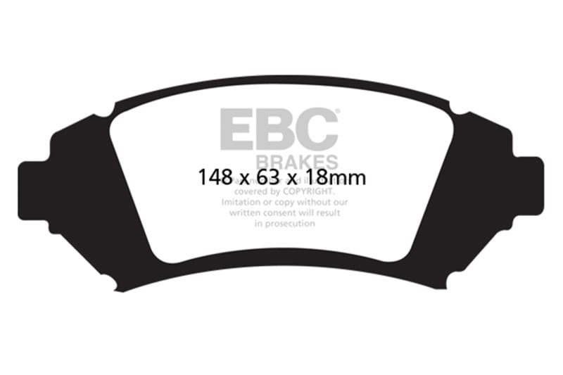 EBC — Redstuff Ceramic Low Dust Brake Pads