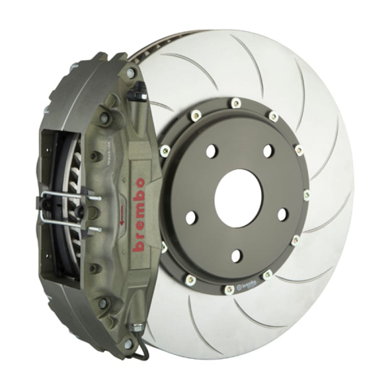 Brembo — Brembo 80-89 930 PISTA Front Race BBK 4 Piston Cast 2pc 328 x35x6 4a 2pc Rotor T5-Clear HA