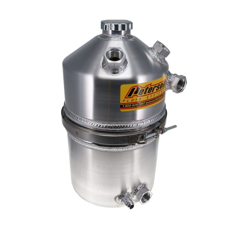 Peterson Fluid Systems — 4.0 GALLON OIL TANK - SINGLE SCAVENGE RETURN