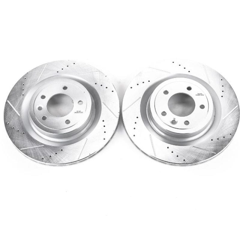 PowerStop — PowerStop Evolution Performance Drilled, Slotted & Plated Brake Rotor Pair