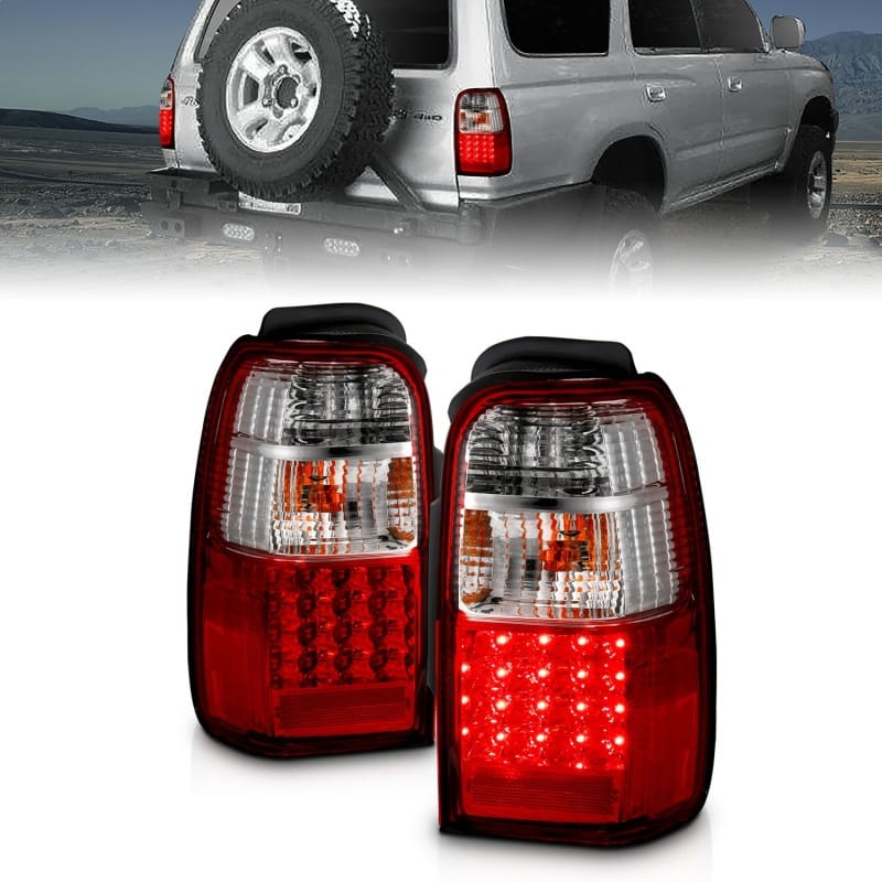 ANZO — ANZO 2001-2002 Toyota 4 Runner LED Taillights Red/Clear
TailLightSet