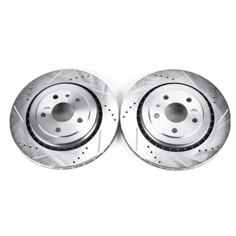 PowerStop — PowerStop Evolution Performance Drilled, Slotted & Plated Brake Rotor Pair