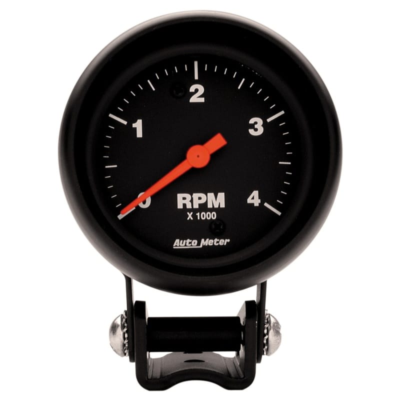 AutoMeter — GAUGE, TACHOMETER, 2 5/8", 4K RPM, PEDESTAL, Z-SERIES