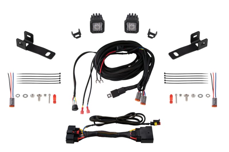Diode Dynamics — Allows for flush installation of SSC1 LED pods in the rear bumper.
Allows you to mount two SSC1 pods underneath the rear bumper.