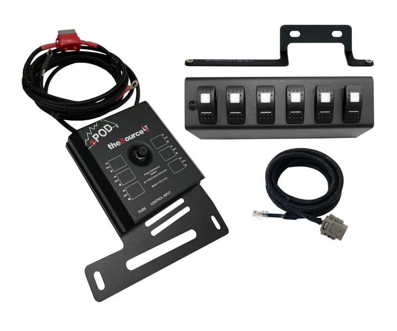 SPOD — Spod 09-18 Jeep Wrangler JK SourceLT w/ Blue LED Switch Panel