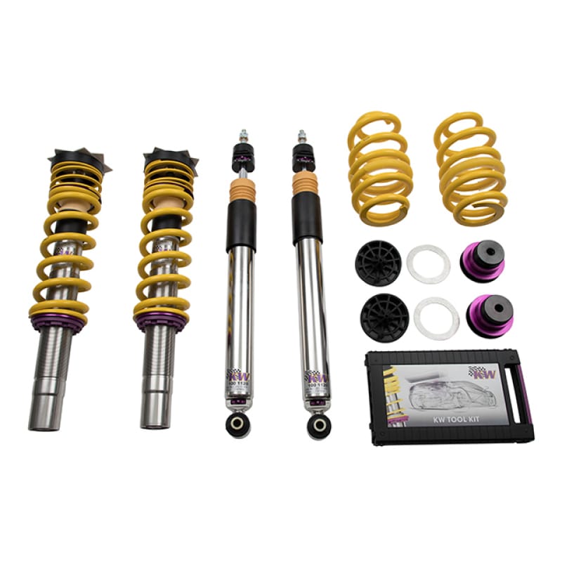 KW — Height Adjustable Coilovers with Independent Compression and Rebound Technology
KW COILOVER KIT V3 - 352100BS