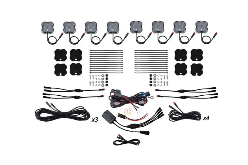 Diode Dynamics — Diode Dynamics Stage Series RGBW LED Rock Light Kit (8-pack)