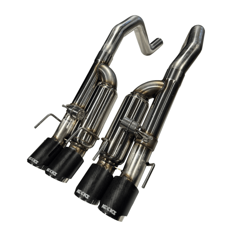 Kooks Headers — Kooks 09-13 Chevrolet Corvette Z06/ZR1 3in. Valved Axle-Back Exhaust w/ SS Tips
3in. Axle-Back
3" Axle-Back
