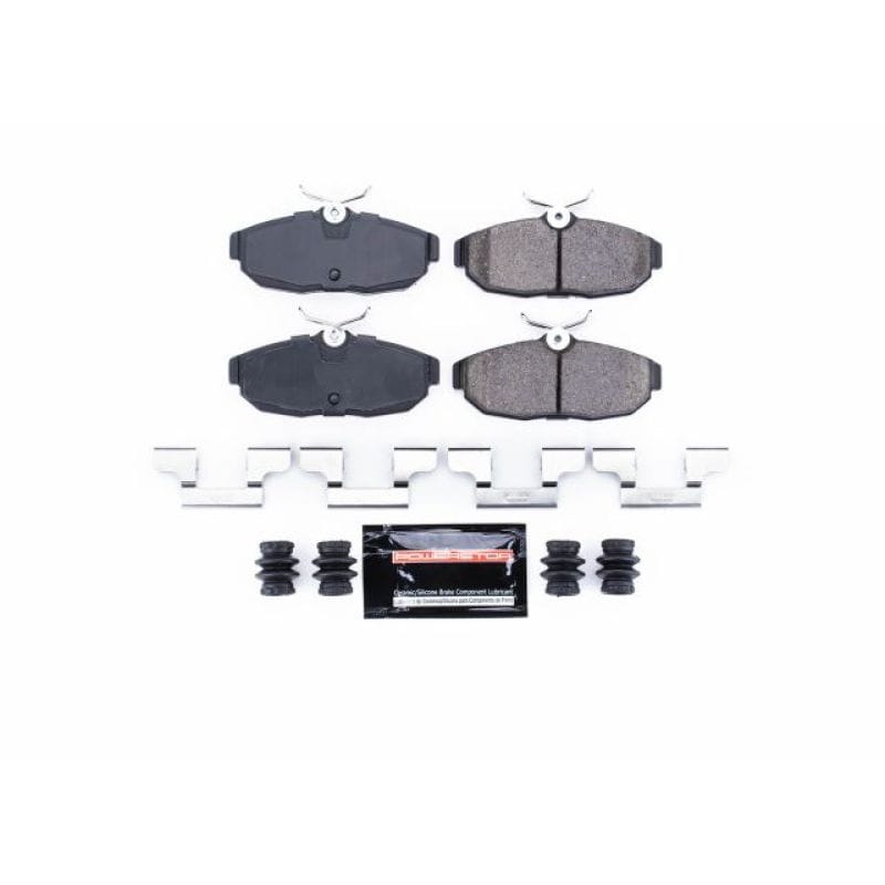 PowerStop — PowerStop - Z23 Daily Driver Carbon-Fiber Ceramic Brake Pads with Hardware Kit