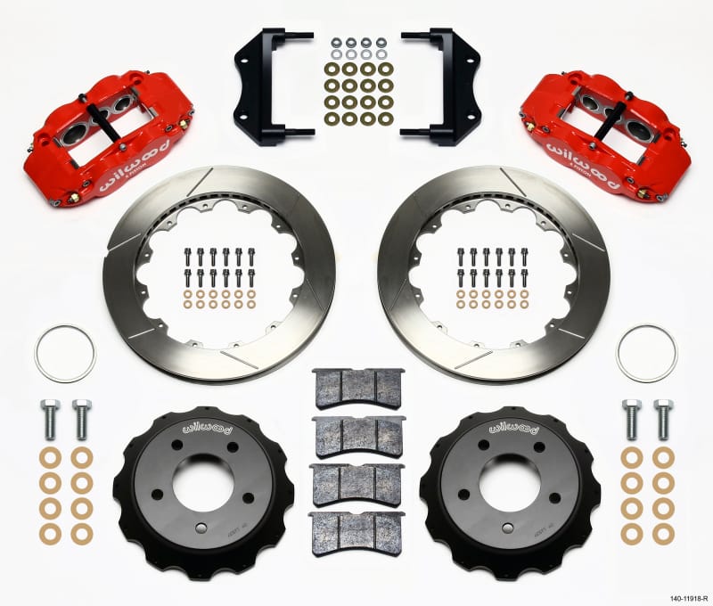 Wilwood — KIT,FRONT,VETTE,85-87,FNSL6R,12.88x1.10 RED