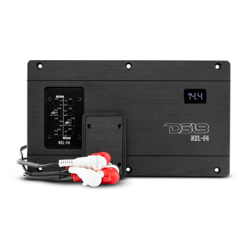 DS18 — DS18 4-Channel Class-D Flush Mount Amp Full-Range 4x100 Watts RMS at4 ohm IP67 Waterproof Rating