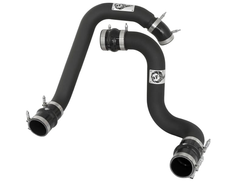 aFe — BladeRunner 3 IN Aluminum Hot and Cold Charge Pipe Kit Black