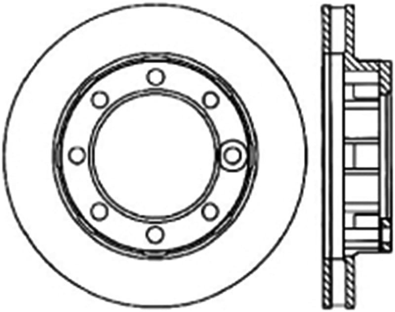 Stoptech — StopTech Sport Slotted Cryo Brake Rotor; Front Left