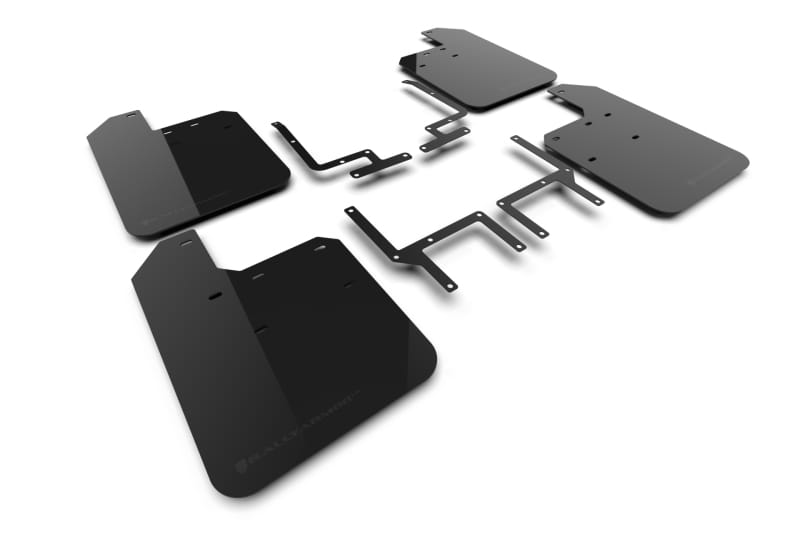 Rally Armor — Black Mud Flap/Metallic Black Logo