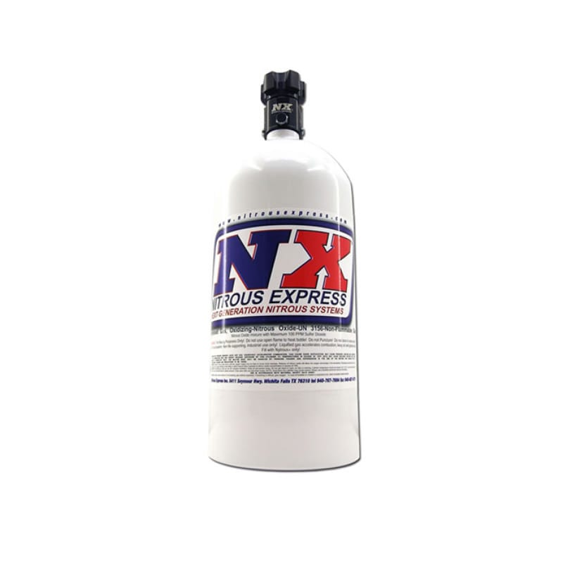 Nitrous Express — 5 LB BOTTLE W/ LIGHTNING 500 VALVE (5.25 DIA. X 17.64 TALL)
Nitrous Oxide Bottle