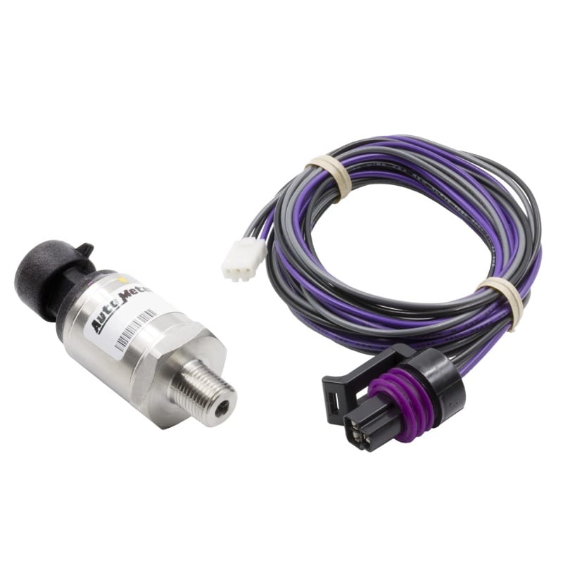 AutoMeter — SENSOR KIT, FLUID PRESSURE, 0-100PSI, 1/8" NPT MALE, OPTIONAL, AIRDRIVE