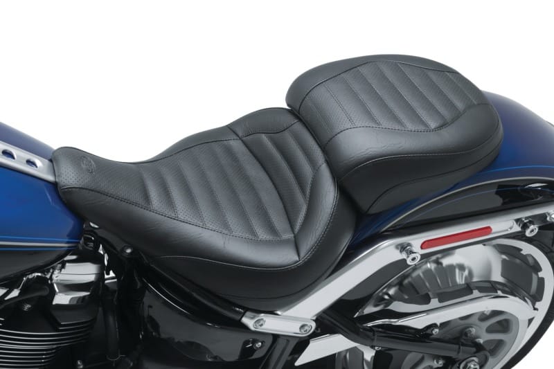Mustang Motorcycle — Mustang 18-23 Harley Fat Boy Standard Touring Passenger Seat - Black