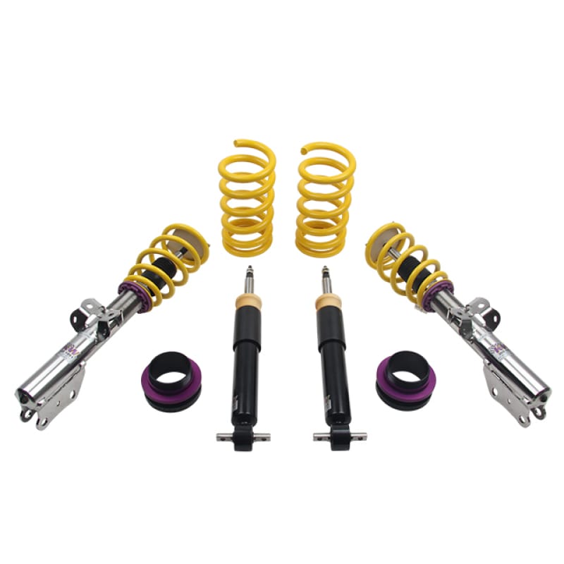 KW — Height adjustable stainless steel coilover system with pre-configured damping
KW COILOVER KIT V1 - 10230065