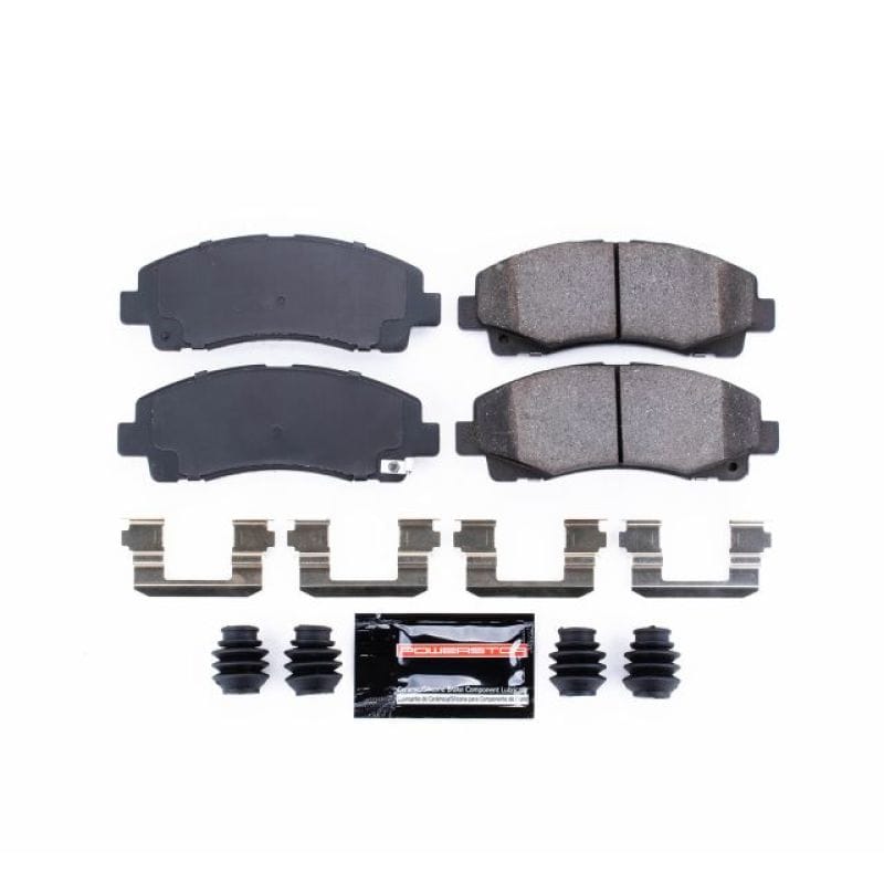 PowerStop — PowerStop - Z23 Daily Driver Carbon-Fiber Ceramic Brake Pads with Hardware Kit