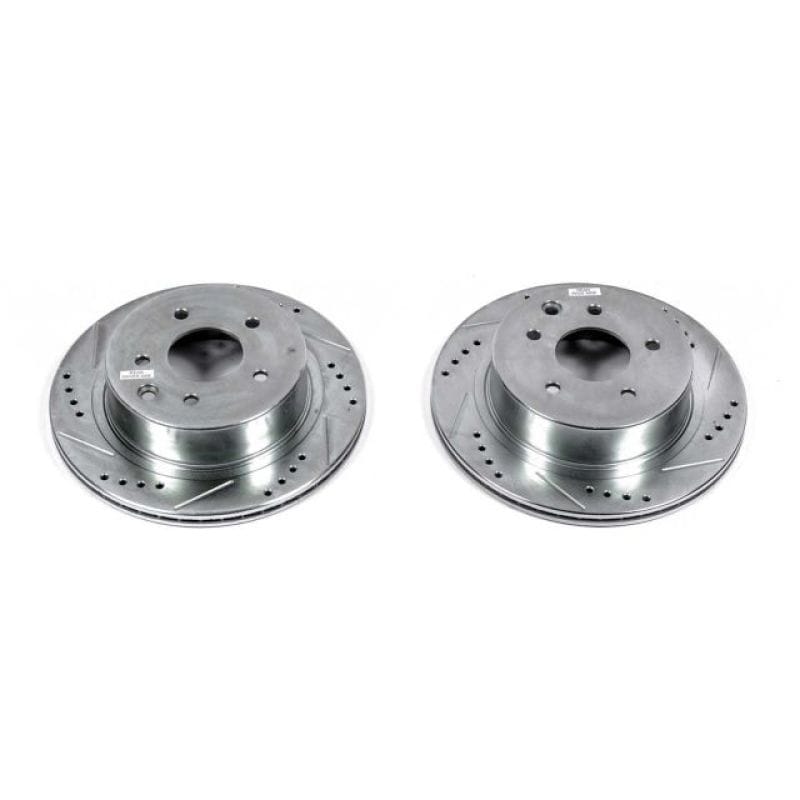PowerStop — PowerStop Evolution Performance Drilled, Slotted & Plated Brake Rotor Pair