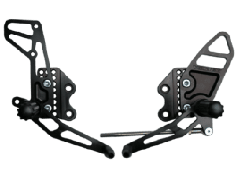 Vortex Racing — Vortex Racing Rearsets Replacement Rear Set- Black
