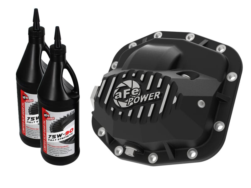 aFe — Pro Series Front Differential Cover Black w/ Oil