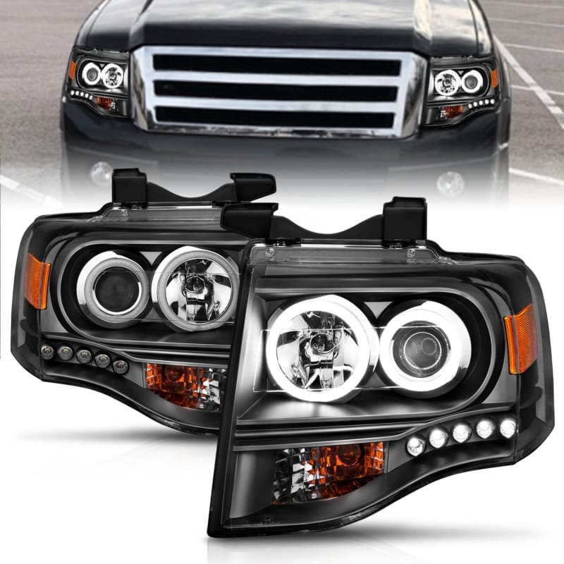 ANZO — Projector Headlight Set w/Halo