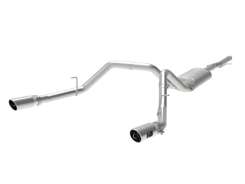 aFe — Apollo GT Series 3 IN 409 Stainless Steel Cat-Back Exhaust System w/ Polish Ti