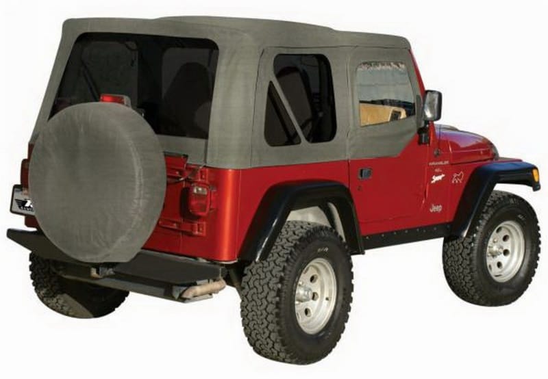 Rampage — Complete Top, Frame & Hardware for Soft Upper Doors
Complete Soft Top Kit