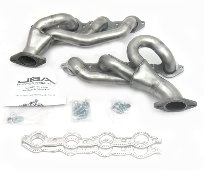 JBA — JBA 08-09 Pontiac G8 6.0/6.2L LS 1-3/4in Primary Raw 409SS Cat4Ward Header
Exhaust Header
