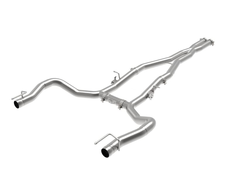 aFe — MACH Force-Xp 3 IN 304 Stainless Steel Cat-Back Exhaust System w/o Muffler