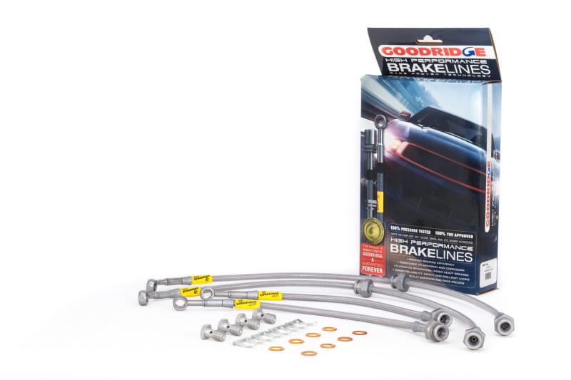 Goodridge — G-STOP SS Braided Brake Line Kit