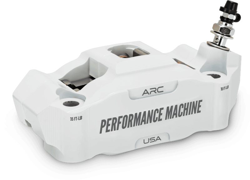 Performance Machine — Performance Machine 125 x 4 Race Series Radial Mount Caliper with ARC - Right - White