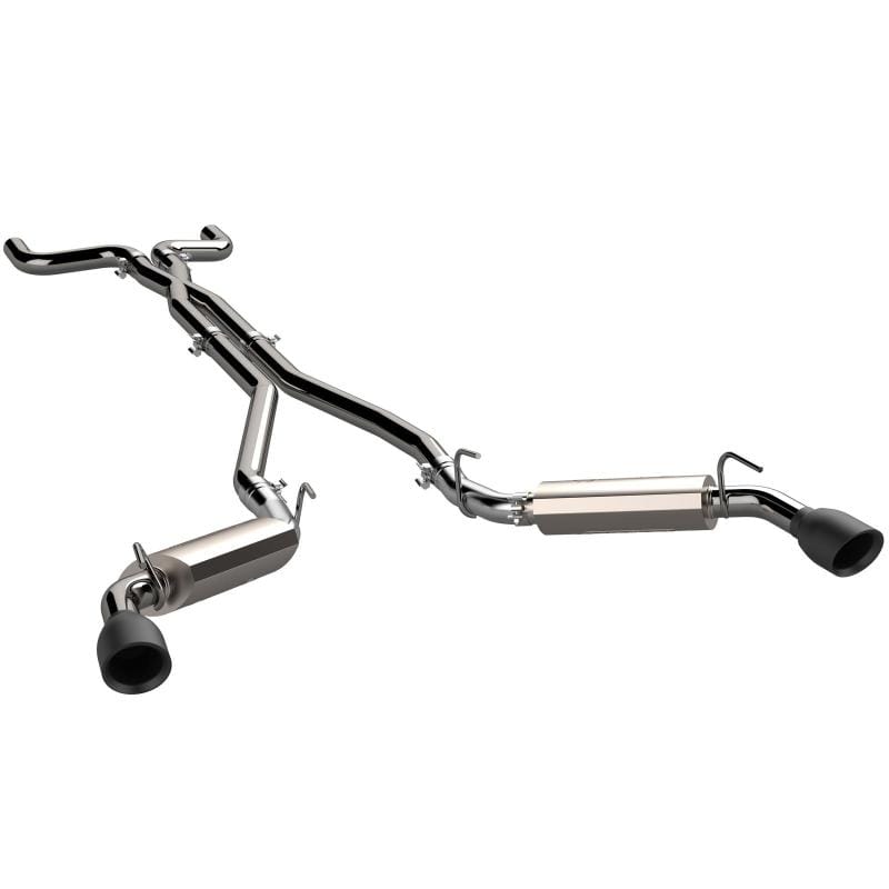 QTP — 2014-2015 Chevrolet Camaro SS 6.2L QTP AR3 Cat Back Black Tips