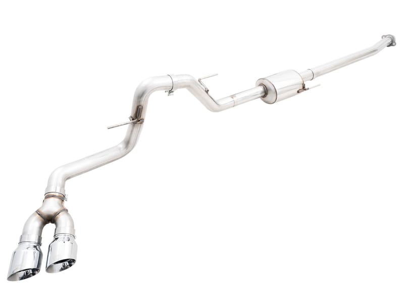 AWE Tuning — AWE 0FG Dual Side Exit Exhaust for '21+ Ford F-150 - 4.5" Chrome Tips
