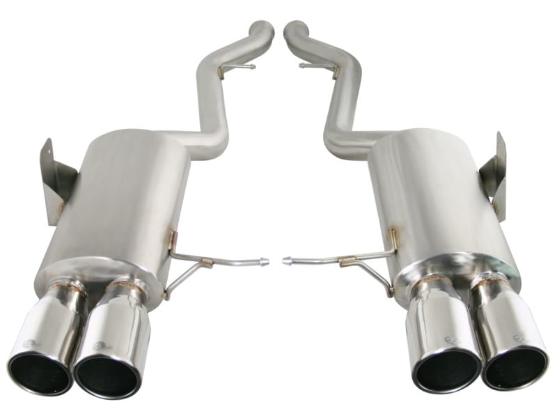 aFe — MACH Force-Xp 2-1/2in 304 Stainless Steel Cat-Back Exhaust System w/Polished T