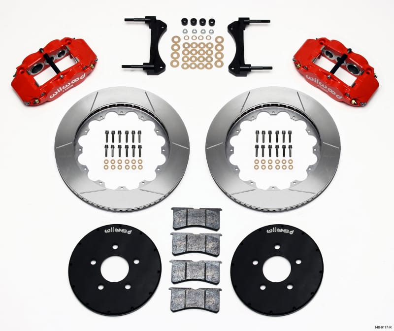 Wilwood — KIT,FRONT,5 LUG,MUSTANG,94-04,FNSL6R 14.00 ROTOR,RED