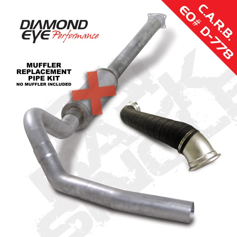 Diamond Eye Performance — 2004-2005 CHEVY 6.6L LLY DURAMAX 2500/3500 (ALL CAB AND BED LENGHTS)-4in. ALUMIN