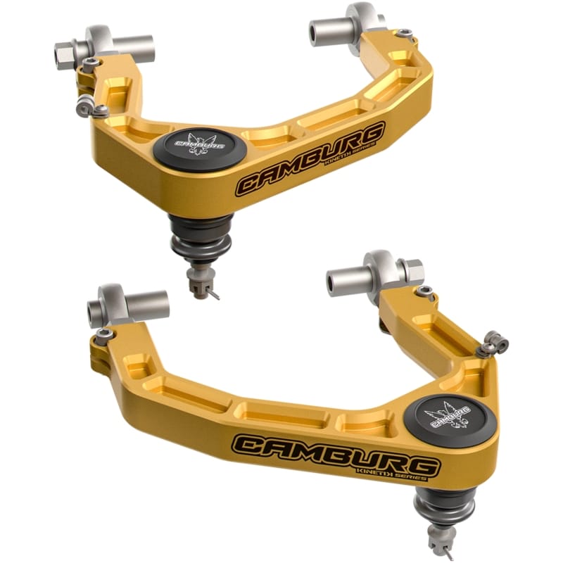 Camburg — Camburg 2024+ Ford Ranger Raptor KINETIK Series Billet X-Joint XL Upper Control Arms - Gold
Control Arm Kit