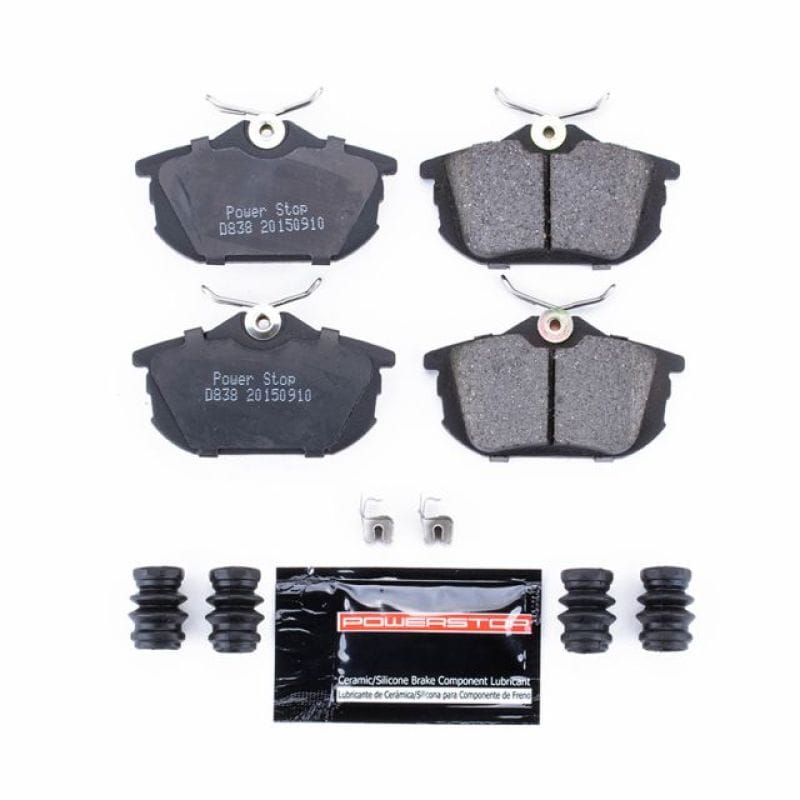 PowerStop — PowerStop - Z23 Daily Driver Carbon-Fiber Ceramic Brake Pads with Hardware Kit