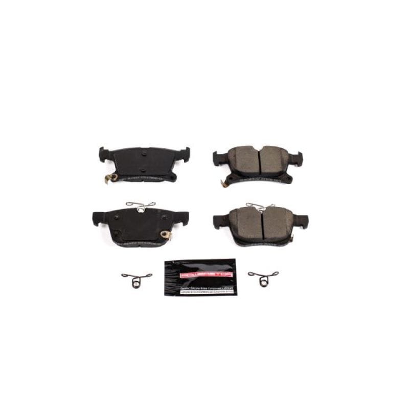 PowerStop — PowerStop - Z23 Daily Driver Carbon-Fiber Ceramic Brake Pads with Hardware Kit