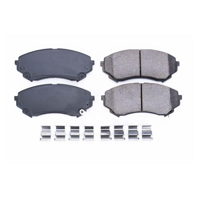 PowerStop — PowerStop - Z17 Low-Dust Ceramic Brake Pads with Hardware