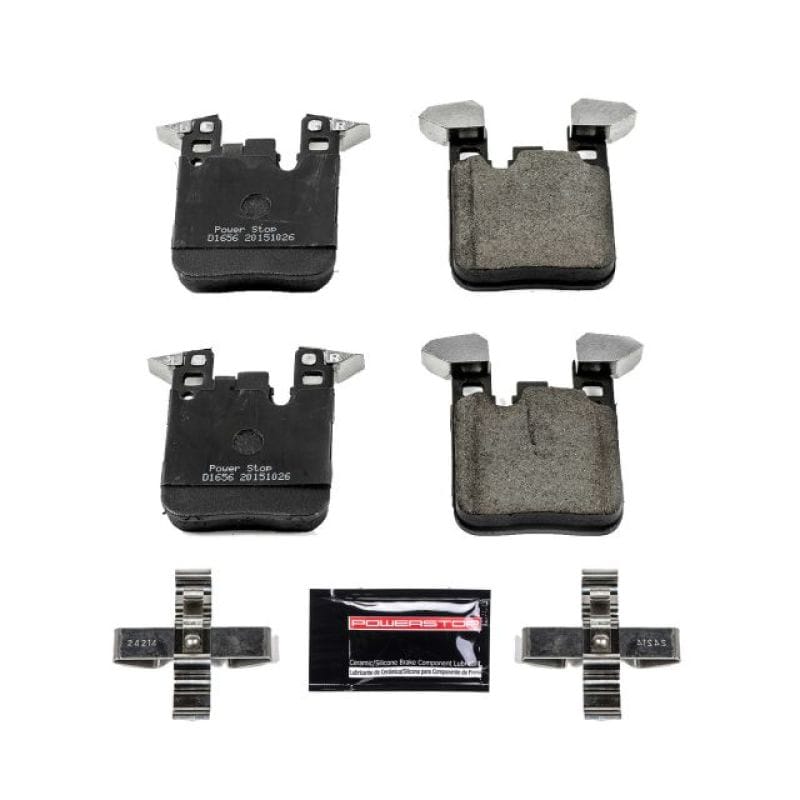PowerStop — PowerStop - Z23 Daily Driver Carbon-Fiber Ceramic Brake Pads with Hardware Kit