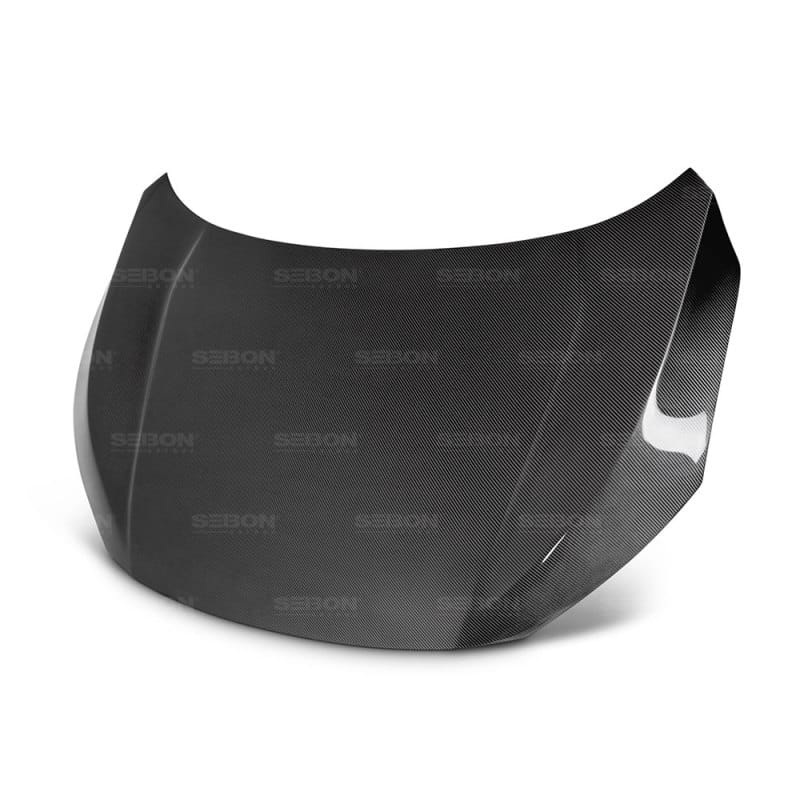 Seibon — Seibon 2016-2017 Honda Civic Coupe/Sedan/Hatchback OEM Style Carbon Fiber Hood