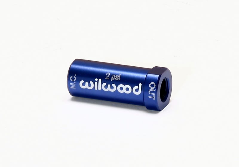 Wilwood — Wilwood Residual Pressure Valve - New Style - 2# / Blue
VALVE,RESIDUAL