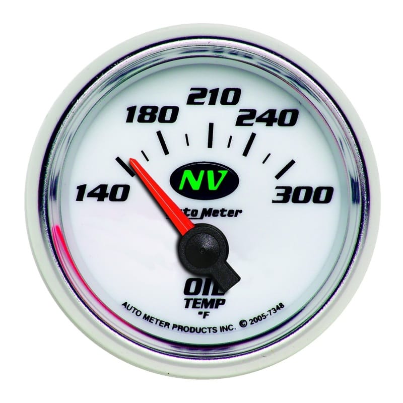 AutoMeter — GAUGE, OIL TEMP, 2 1/16", 140-300?F, ELECTRIC, NV
