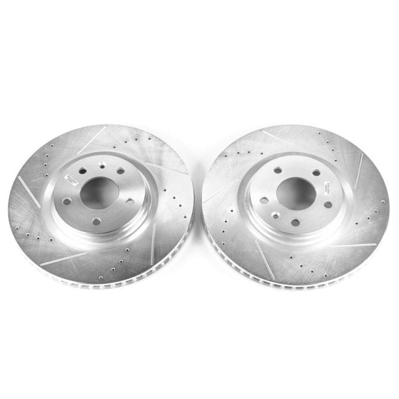 PowerStop — PowerStop Evolution Performance Drilled, Slotted & Plated Brake Rotor Pair