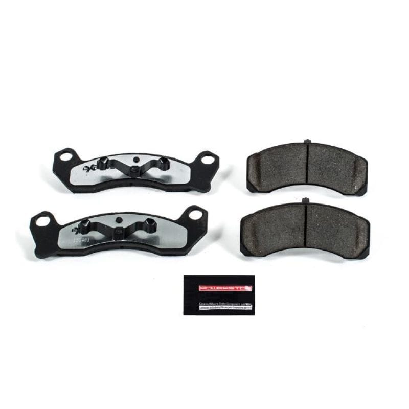 PowerStop — PowerStop - Z26 Performance Carbon-Fiber Ceramic Brake Pads with Hardware Kit