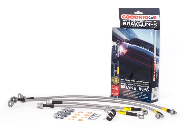 Goodridge — G-STOP SS Braided Brake Line Kit
