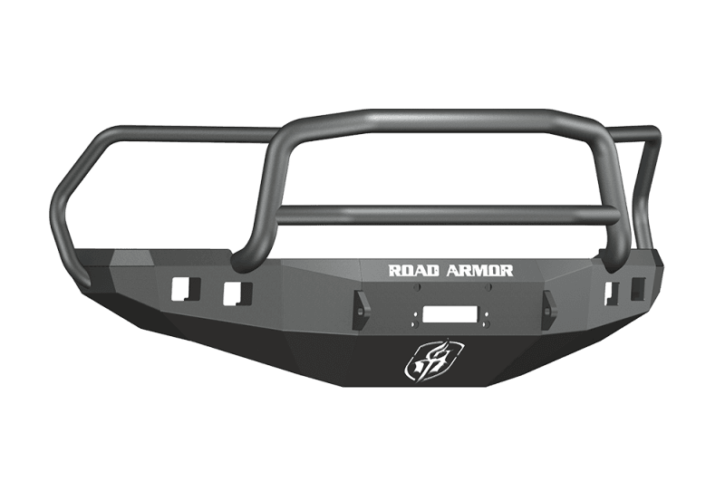 Road Armor — Road Armor 10-18 Ram 2500 Stealth Front Winch Bumper w/Lonestar Guard - Tex Blk